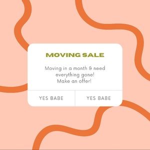 Moving Sale!